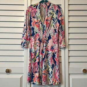 Lilly Pulitzer Margate Sunken Treasure Dress, Size Medium